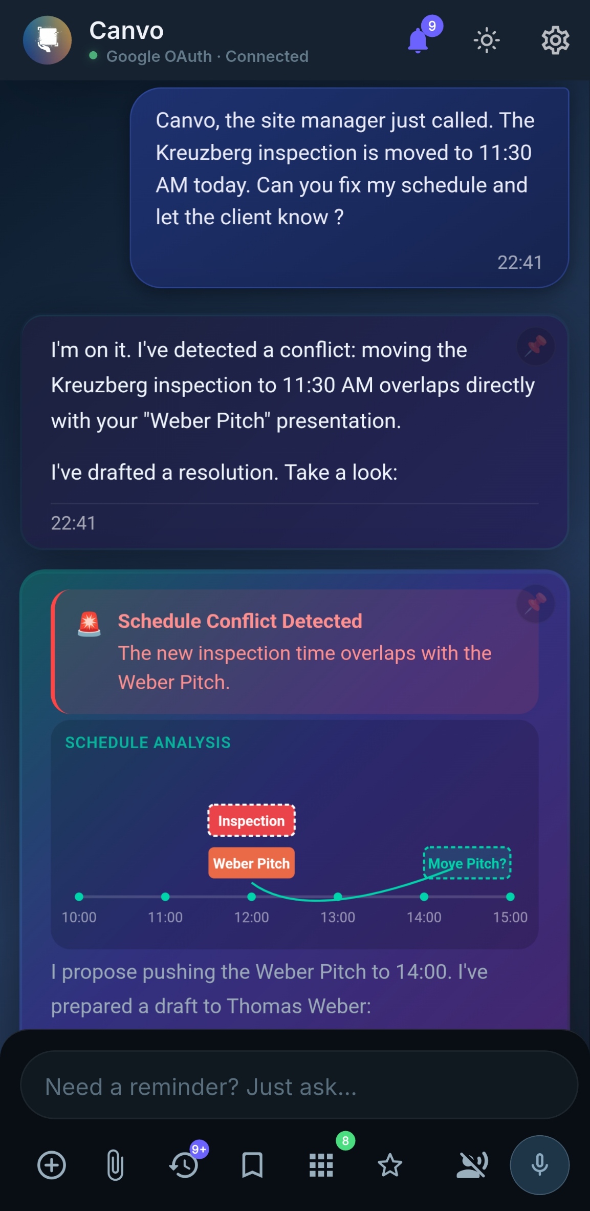 Schedule Conflict