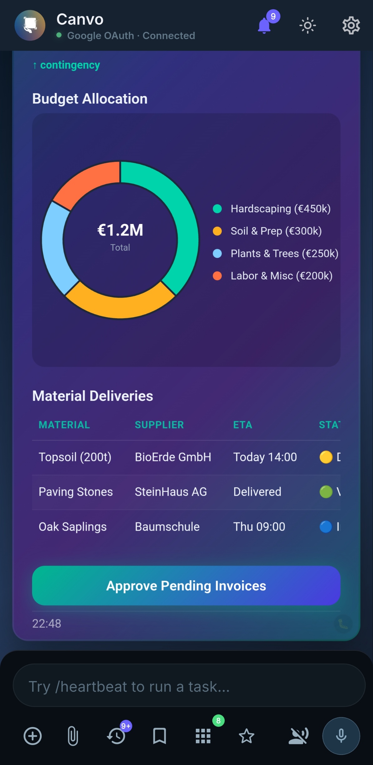 Canvas UI